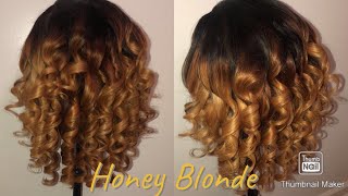 How To Bleach Wig: Honey Blonde (Ombre)