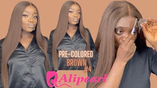 The Best Pre-Coloured Chocolate Brown Wig | Pre Plucked & Bleached Ft Alipearl Hair