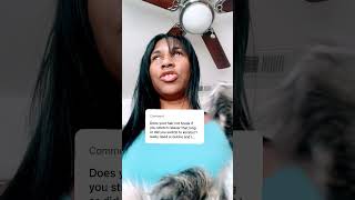 Keratin Treating Stretched Relaxed Hair Story #Shorts