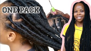 Dreadlocks Tutorial On Black Hair/ Dreadlocks Extension
