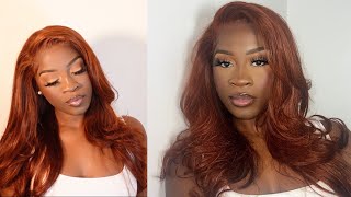 This Wig Is Amazing - Beauty Forever Auburn 33B  Lace Front Wig - Perfect Autumn/Fall Wig
