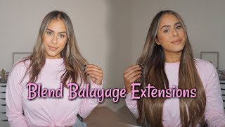 How To Blend Balayage Highlights Extensions - Luxury For Princess