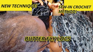 Butterfly Locs "New Sew-In Method" For Alopecia, Short, & Thin Hair