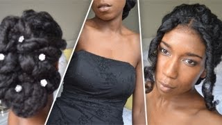 Classic Prom And Wedding Updo | Natural Hair