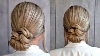   Diy The Perfect Low Bun Updo      By Another Braid