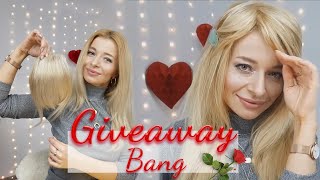 How To Style Clip In Bangs Valentine'S Day Giveaway
