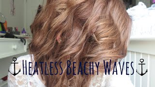 Beachy Waves | No-Heat | Short Hair | Alyssa Nicole