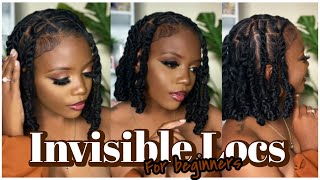 Invisible Locs W/ Flat Twist | Beginner Friendly & Very Detailed