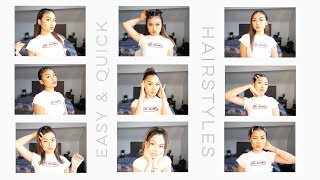 Quick & Easy Hairstyles   Short And Thin Hair | 90'S Vibes