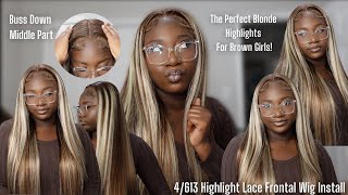 Start To Finish 4/613 Highlight Wig Install | Best Pre Highlighted Wig | Wiggins Hair