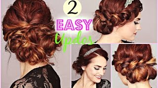 2 Easy Updos!