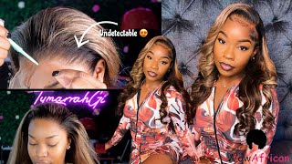 Beginner Friendly Wig Install !| Pre Colored , Pre Bleached 13X6 Invisible Lace Ft. Wowafrican
