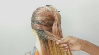Simple Braid Hairstyle | French Ponytail Hairstyle For Girls & Ladies | Hairstyles Tutorial For Girl