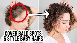 How To Style Frizzy Baby Hairs & Cover Bald Spots