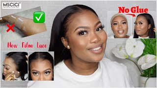 Must Have!! Easy Wig Glueless Install | Super Melted Film Lace Bob Wig | Ft Mscicihair