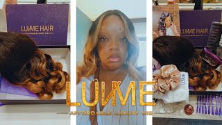 Luvme Hair Review * Ombre Frontal Lace Wig * Leechelle Chardonnay