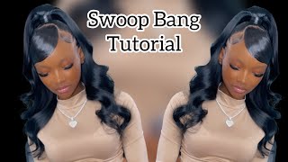 Swoop Bang Tutorial | Step By Step!!Learn The Proper Way (How To Mold & Tuck) The Tracks