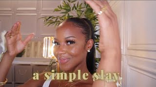 The Easiest Drawstring Ponytail From Amazon  Super Cute Sleek Ponytail Extension Tutorial
