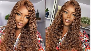 *Perfect Vacation Hair* Best Honey Blonde Curly Lace | Ft. Brennas Hair