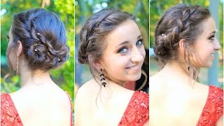 Rope Twisted Updo | Homecoming Hairstyles
