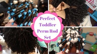 Perfect Perm Rod Set On Toddlers | Natural Hairstyles For Kids