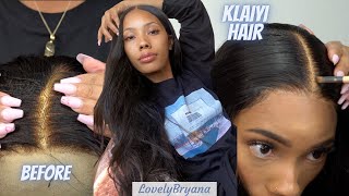 Hd Lace Closure| Beginning To End Slay With Mistakes| Klaiyi X Lovelybryana