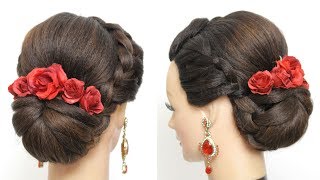 Braided Updo Tutorial. Easy Bridal Hairstyle For Long Hair