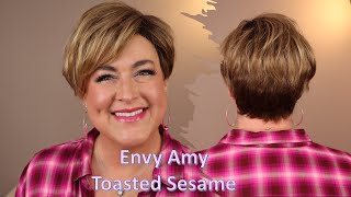 Envy Amy In Toasted Sesame | Brand New Short Wig Style For 2022 | A Pixie With A Twist!!
