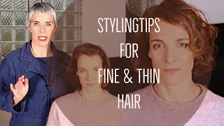 Styling Tips For Thin And Fine Hair