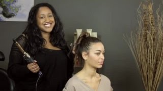 How To Style A Cheerleader Ponytail With Ringlet Curls : Hair Styling Advice