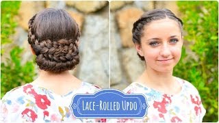 Lace-Rolled Updo | Cute Hairstyles