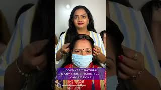 How To Volumize Front Hair With Real Hair Extensions #Hairextensions #Hairextension #Arthibalaji