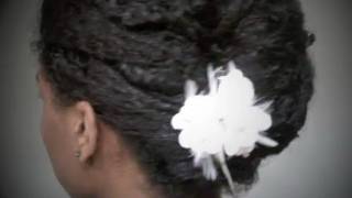 Sophisticated And Mature French Twist | Protective Hairstyle "Natural Hair"