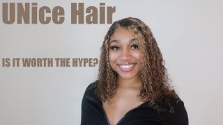 Unice Ombre Highlight Curly Wig Review | Is It Worth The Hype?
