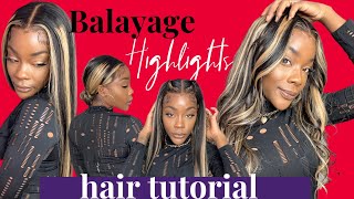Bomb Fall Season Hair| Sexy Megalook Highlight 13X4 Frontal Wig | Walk Through Install
