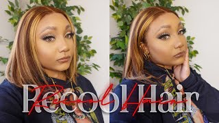 Best Ombre 4/27 13X4 Hd Lace Front Wig Install | Recool Hair Review