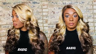 Outre Color Bomb Swiss Lace Front Wig Kayleen 22"