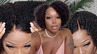 Perfect Wash And Go Natural Curly Hair | Super Natural Curly Lace Wig | Hergivenhair