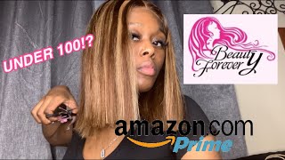 Amazon Beauty Forever Hair Review | Honey Blonde Bob (Under 100!?)