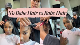 Diy Fake Edges/Baby Hair Tutorial! Ponytail Natural Hair | #Ulahair