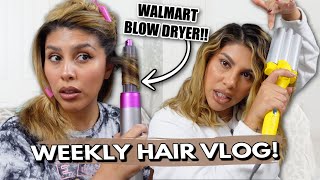 How I Style My Hair!! Blow Dry, Curl, & How I Get Wavy Hair!! + Trying A Tiktok Viral Hair Tool!