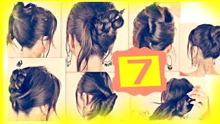 Seven  1-Minute Hairstyles With Just A Pencil | Easy Updo Hairstyles For Long Medium Hair