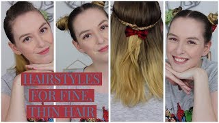 Easy No Heat Hairstyles For Thin, Fine Hair | Kate Comet