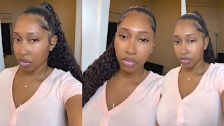 $12.99 30 Inch Curly Ponytail!!! | Super Easy!!!