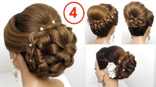 4 Best Bridal Hairstyles For Long Hair || Beautiful Wedding Updos