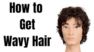 How To Get Wavy Hair - Thesalonguy