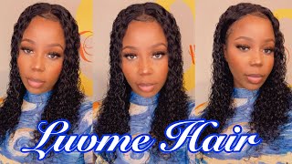 Wet Look!! Undetectable Hd Lace Wig Deep Wave 5X5 Closure // Ft Luvme Hair