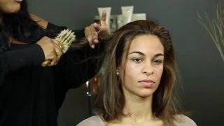 How To Untangle Hair Tangled Around A Curling Brush : Hair Styling Advice