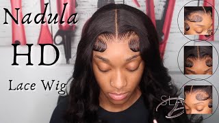 Melted Lace & Natural Hairline~Gorgeous 13X4 Hd Lace Frontal Body Wave Wig Install~Ft.Nadula Hair