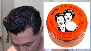 Curly Hair To Straight Tutorial Using Murray'S Pomade Only!  No Heat!! No Blow Dryer!!